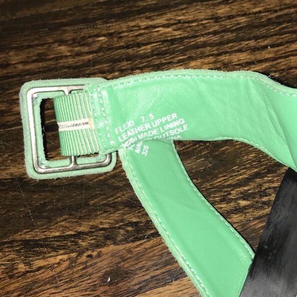 seafoam green sandals - Picture 4 of 4